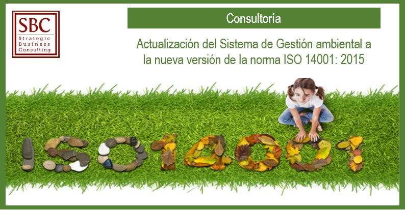 Consultoría Actualizacion ISO 14001 2015